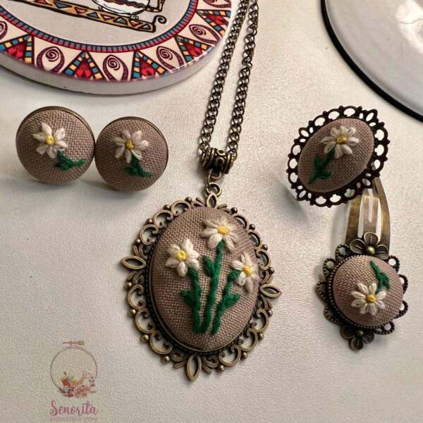 طقم ورد بابونج