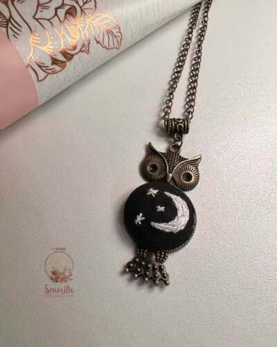 قلادة بومة هلال